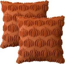 Cargar imagen en el visor de la galería, AVOIN colorlife Fundas de cojín de calabaza y caramelo de otoño
