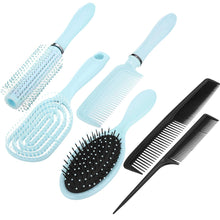 Cargar imagen en el visor de la galería, Set de peine desenredador de 6
