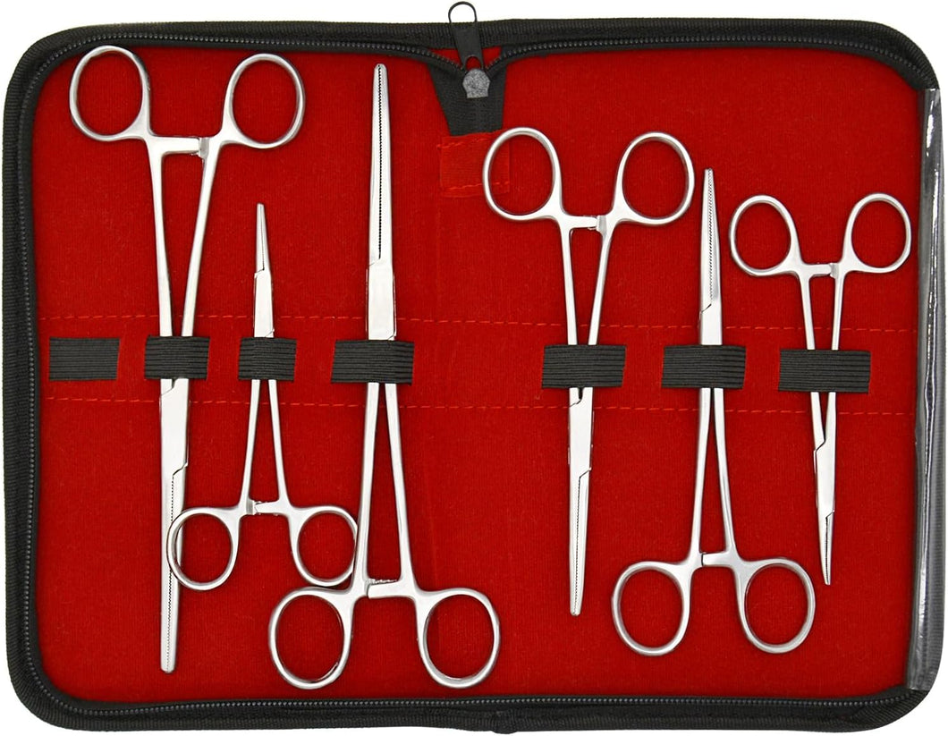 Set definitivo de hemostat en caja con cremallera