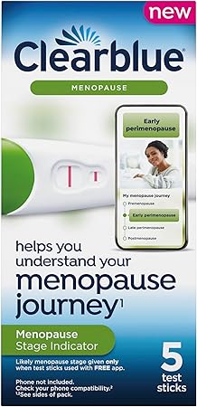 Clearblue Indicador de etapa de menopausia, 5 Ct A24