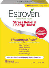 Cargar imagen en el visor de la galería, Estroven Alivio del estrés y aumento de energía para el alivio de la menopausia - 28 unidades
