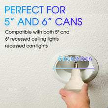 Cargar imagen en el visor de la galería, Energetic Energy Star - Bombillas LED BR30 para interiores, luz diurna de 5000 K, regulables, bombillas empotradas de 65 vatios para latas, 750 lúmenes, certificación UL, paquete de 6 A19
