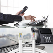 Cargar imagen en el visor de la galería, Cable de extensión de teléfono fijo de 6 pies
