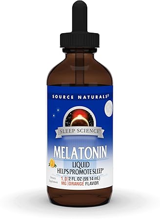 Source Naturals Melatonina 1 mg - 2 oz líquida ln26