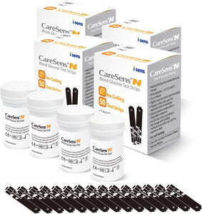 CareSens N Tiras de prueba de glucosa en sangre (200 unidades) - A24