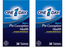 Cargar imagen en el visor de la galería, One A Day Multivitamínico de salud preconcepcional para hombres para apoyar el esperma saludable
