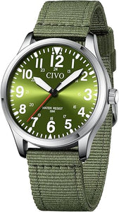 CIVO Analog Military Watches for Men: a21 Waterproof Mens Watches for Field - Military Watch for Men