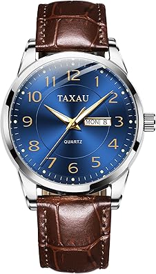 Reloj para hombre de vestir de negocios marrón
