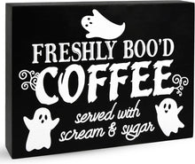 Cargar imagen en el visor de la galería, Letrero de café de Halloween de la boutique de regalos
