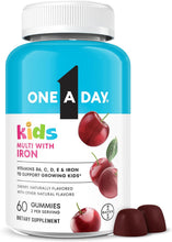 Cargar imagen en el visor de la galería, Gomitas Multivitamínicas para Niños One A Day con Vitaminas C, D, E y Zinc

