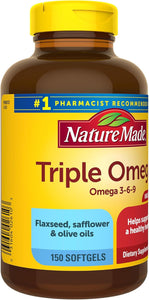 Omega 3, 6, 9, hecho naturalmente, APM-119, 150, 1, 1 ln25