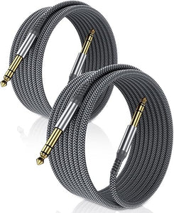 Elebase - Cable macho recto de interconexión TRS de 1/4 de pulgada, Q1