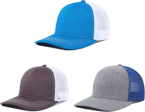 Crazy Era kozinu - Gorras unisex de camionero de malla en blanco, gorras de béisbol ajustables ln25