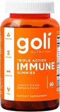Cargar imagen en el visor de la galería, Goli Gomitas inmunes de triple acción
