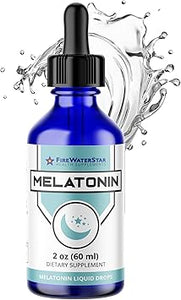 FWS - Gotas de melatonina líquida para adultos y niños, 99% de melatonina bioactiva pura, orgánica, sin OMG, vegana, ingredientes mínimos, dosificación fácil ajustable, ayuda a promover un sueño ln26