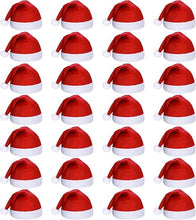 Cargar imagen en el visor de la galería, 28 piezas gorro de Papá Noel a granel para adultos
