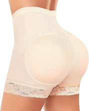 Cargar imagen en el visor de la galería, Ropa interior acolchada para mujer con levantamiento de glúteos
