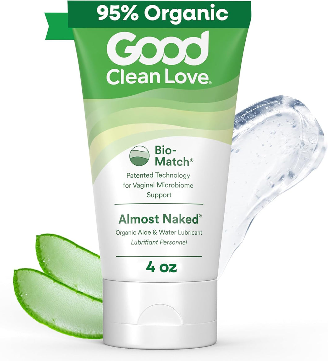 Good Clean Love Lubricante personal Almost Naked lubricante orgánico a base de agua con aloe vera A24