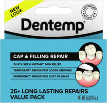 Cargar imagen en el visor de la galería, Dentemp Tapa suelta de máxima resistencia y reparación de llenado perdido
