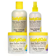 Cargar imagen en el visor de la galería, CurlyKids Paquete con desenredante para el cabello
