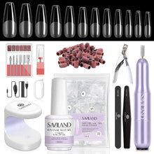 Cargar imagen en el visor de la galería, Kit de uñas acrílicas SAVILAND para principiantes
