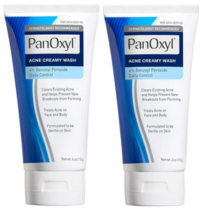 PanOxyl Lavado cremoso antimicrobiano hidratante para el acné A24