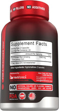 Cargar imagen en el visor de la galería, Suplemento en cápsulas de Ginseng de Panax rojo coreano de alta resistencia de 1500 mg- A24

