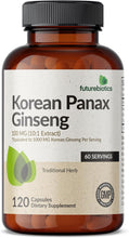 Cargar imagen en el visor de la galería, Futurebiotics Coreano Panax Ginseng Energía A24
