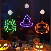 Cargar imagen en el visor de la galería, Decoraciones de ventana de Halloween LOLStar 3 Pack Naranja Calabaza
