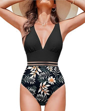 Cargar imagen en el visor de la galería, AI'MAGE Traje de baño de una pieza para mujer 2025 de malla sexy con control de abdomen
