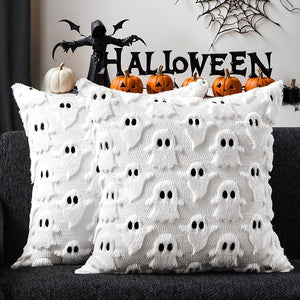 Fundas de almohada de Halloween DFXSZ Juego de 2 fundas de almohada de 18x18