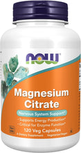 Cargar imagen en el visor de la galería, NOW Suplementos, citrato de magnesio
