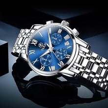 Cargar imagen en el visor de la galería, Relojes de lujo multifuncionales impermeables para hombre,Q1
