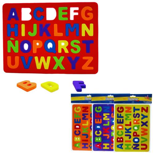 ABECEDARIO EN FOAMY MERLETTO