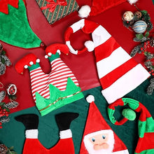 Cargar imagen en el visor de la galería, 12 piezas Liitrsh Sombrero de Elfo de Papá Noel
