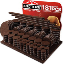 Cargar imagen en el visor de la galería, Protectores de Suelo Premium de Fieltro para Patas de Sillas para Suelos de Madera
