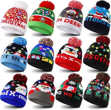 Cargar imagen en el visor de la galería, 12 piezas Gorro de Regalo de Navidad

