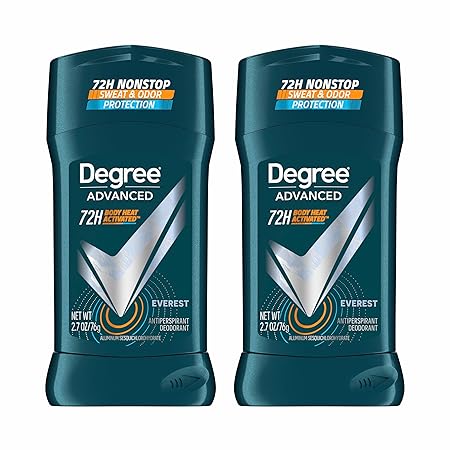 2x Degree Desodorante con protección avanzada para Hombres