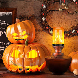 Bombillas de luz de llama LED mejoradas para decoraciones de Halloween Y-STOP,