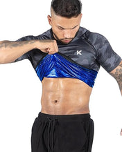 Cargar imagen en el visor de la galería, Kewlioo - Camisa de traje de sauna para hombre, chaleco de compresión de sudor que atrapa el calor
