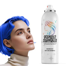 Cargar imagen en el visor de la galería, Spray de color temporal para el cabello, lavable, antiadherente, Halloween | Blanco plateado | 150ml.
