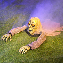 Cargar imagen en el visor de la galería, Decoración de Halloween Zombie JOYIN Rompesuelos al aire libre con sonido y ojos parpadeantes

