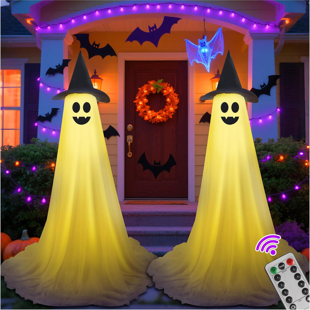 Kit de Fantasmas de Decoraciones de Halloween al Aire Libre