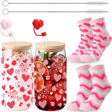 Cargar imagen en el visor de la galería, Set de 2 Sliners Regalos para el Día de San Valentín Tazas de 16 oz
