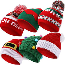 Cargar imagen en el visor de la galería, Vicenpal 6 piezas Sombrero de Navidad
