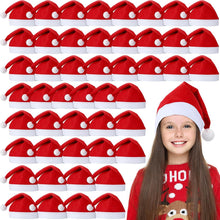 Cargar imagen en el visor de la galería, Sombreros de Papá Noel de Navidad de 48
