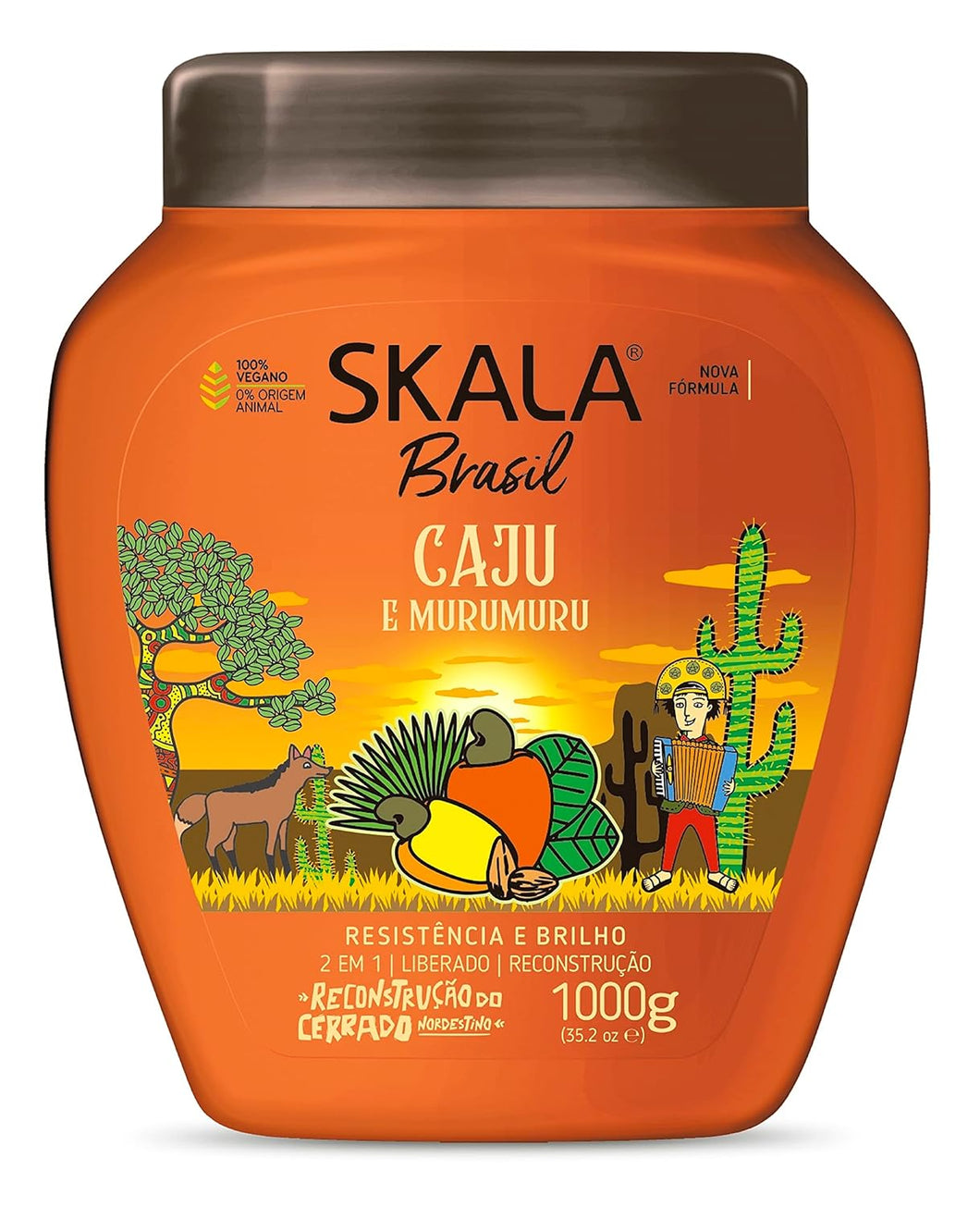 SKALA Crema para el cabello Caju, 35.2 onzas  A19