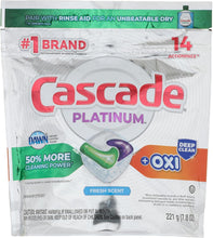 Cargar imagen en el visor de la galería, Cascade Cápsulas de lavavajillas Platino
