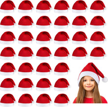 Cargar imagen en el visor de la galería, ANVAVO 24 gorros de Navidad rojos suaves
