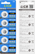 Cargar imagen en el visor de la galería, LiCB 10 Pack CR1220 Batería de litio de 3 V CR 1220
